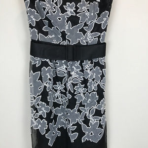 WHBM Strapless Belted Sz 2 Dress